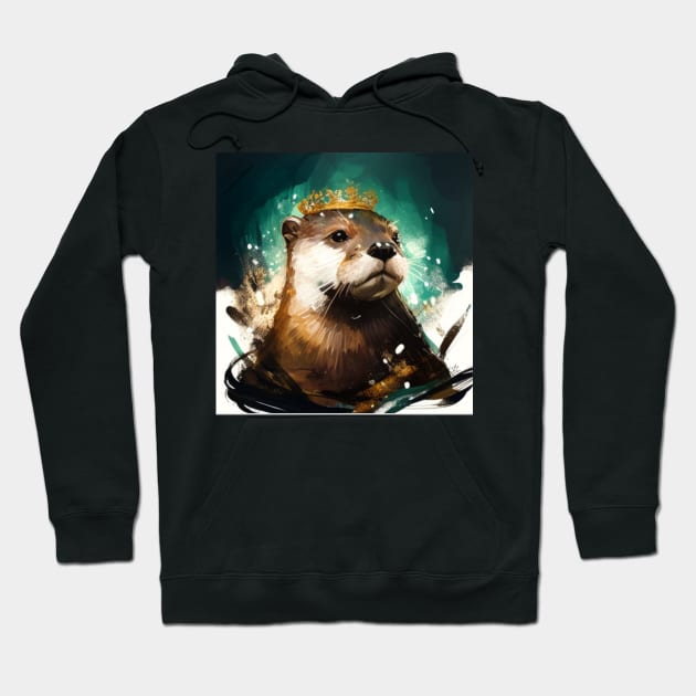 The Otter King Hoodie by HIghlandkings